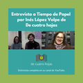 Entrevista a Gloria y Marina de Tiempo de Papel Ediciones por DE CUATRO HOJAS